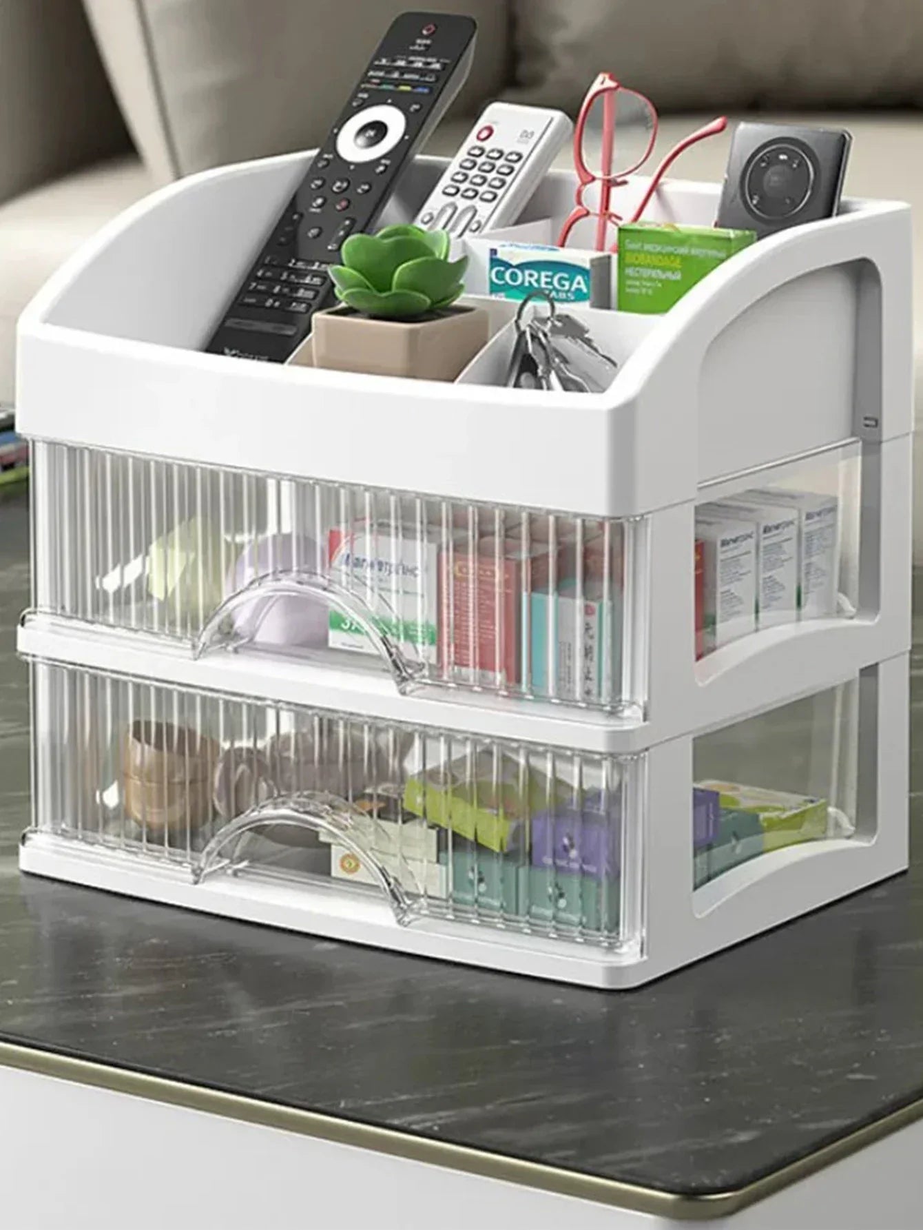 Large Capacity Makeup Drawer Organizer
