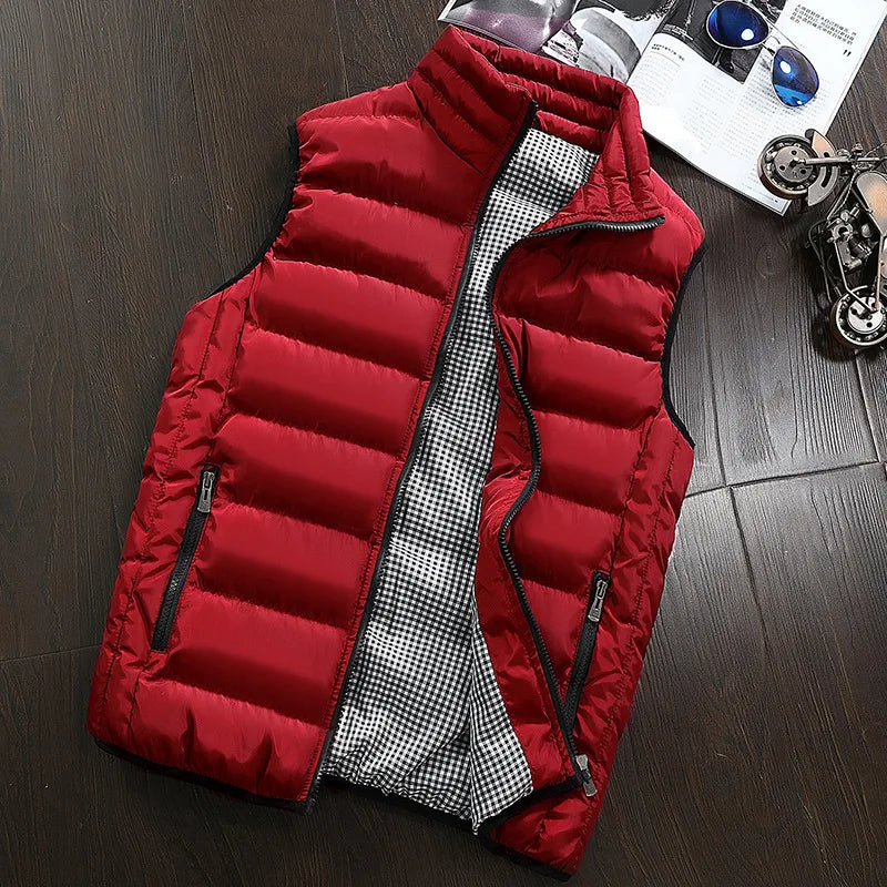 Men’s Windproof Down Cotton Vest
