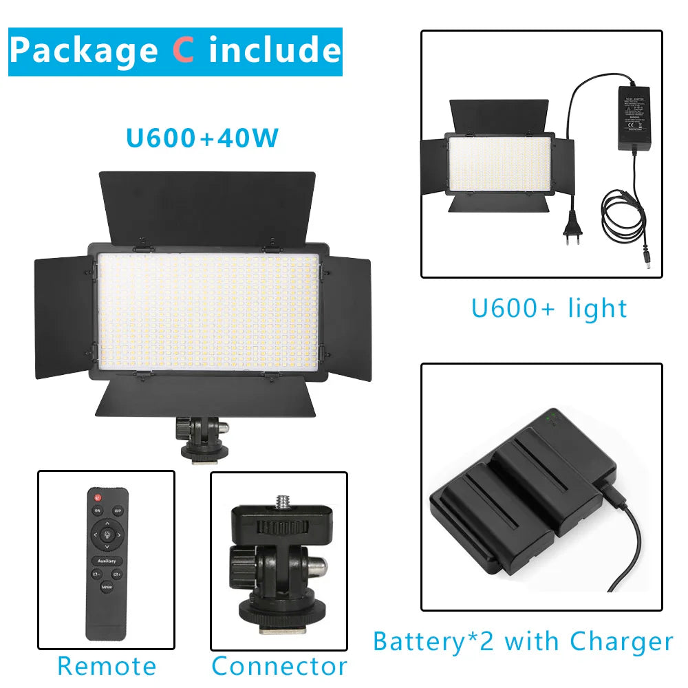 Nagnahz U800+ LED Video Light