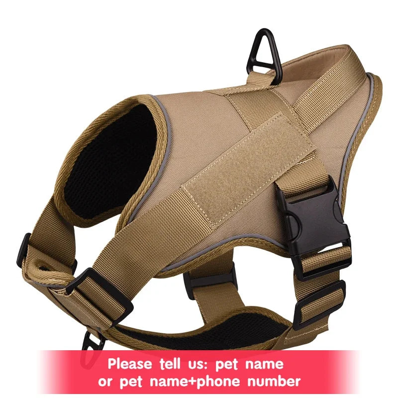 Custom Tactical No-Pull Harness