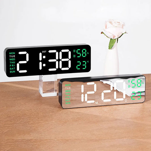 Digital LED Alarm Wall Clock
