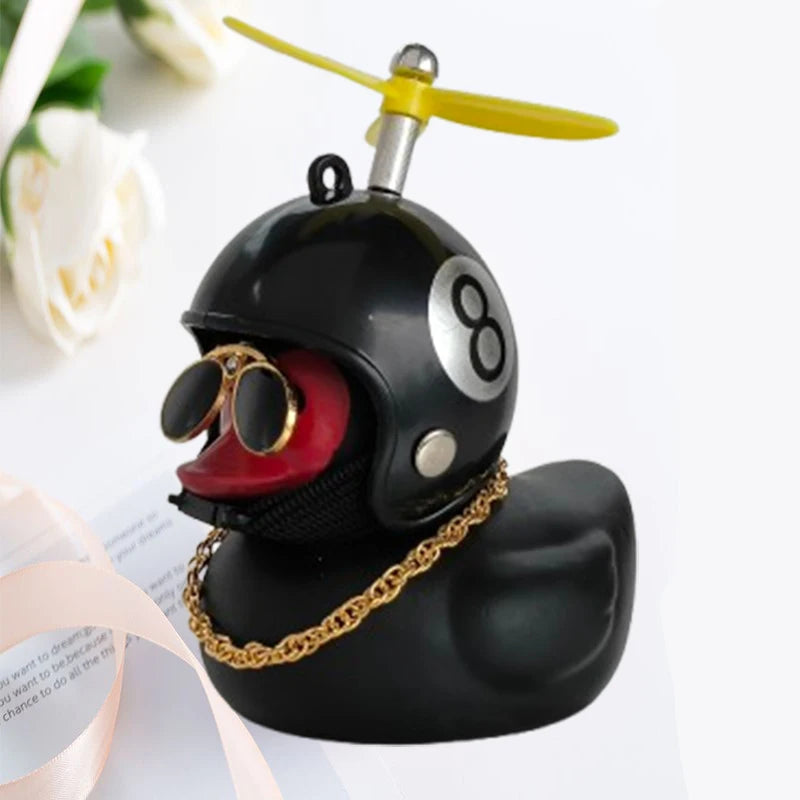 Car Duck Helmet Pendant