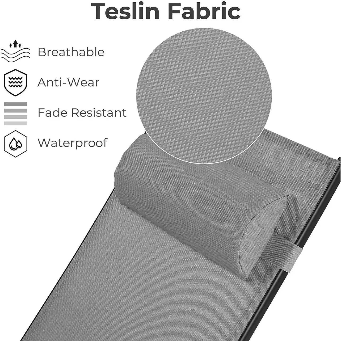 3-Piece Aluminum Outdoor Lounge Set