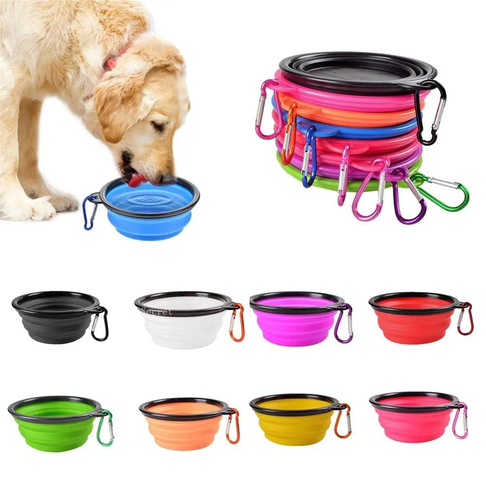 Collapsible Silicone Pet Travel Bowl