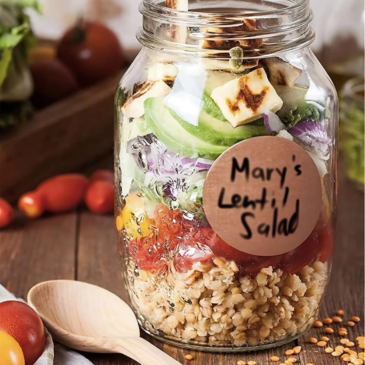 Kraft Round Label Stickers