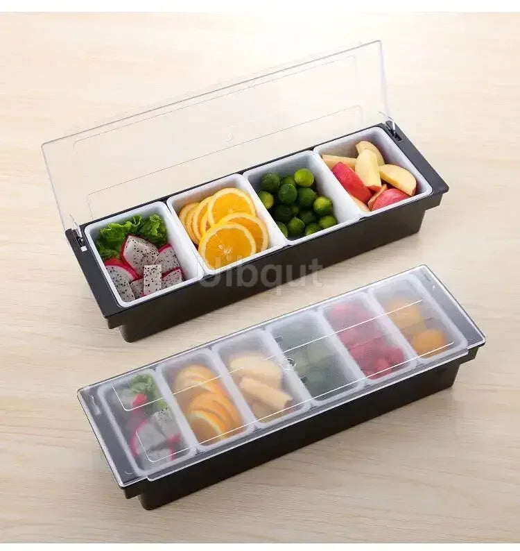 Bar Garnish Organizer Tray