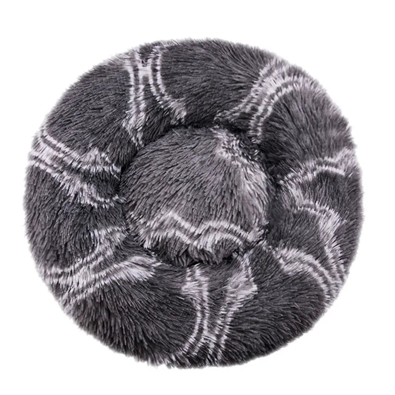 Fluffy Round Dog Pet Bed