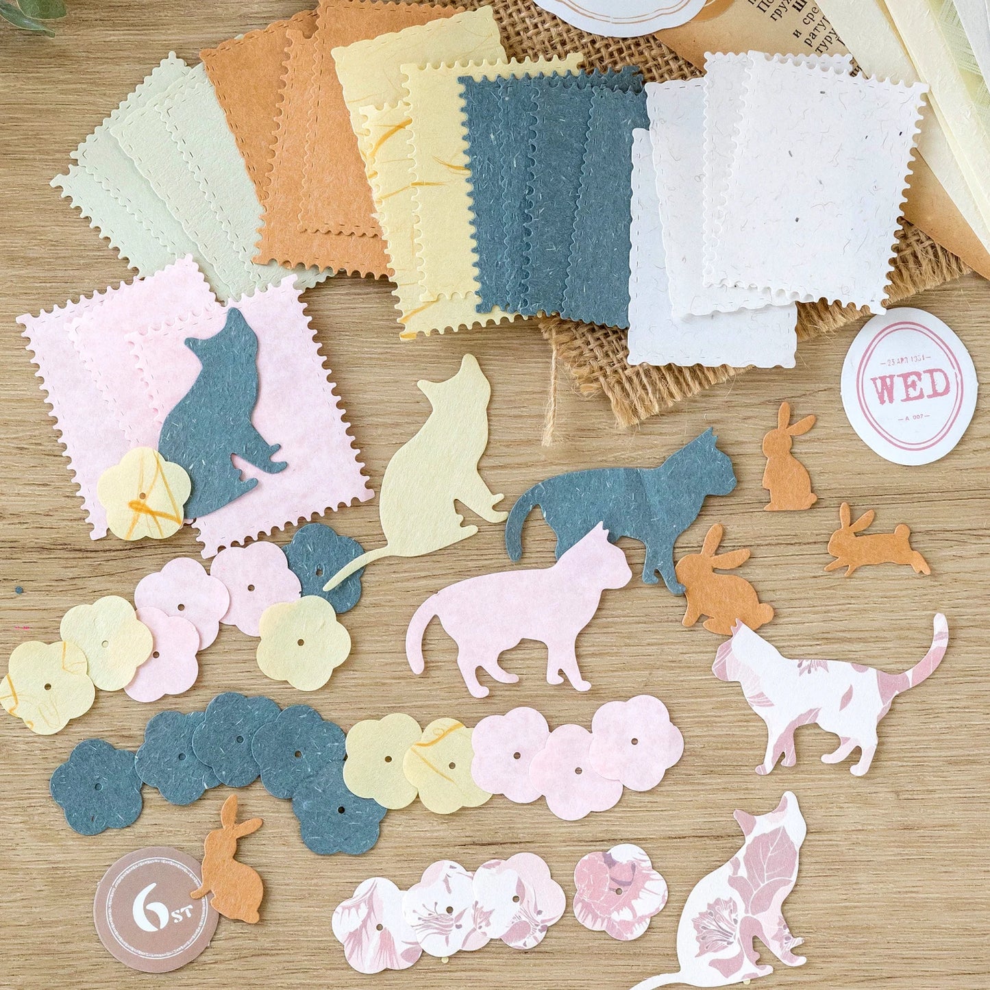 Vintage Floral Scrapbook Paper