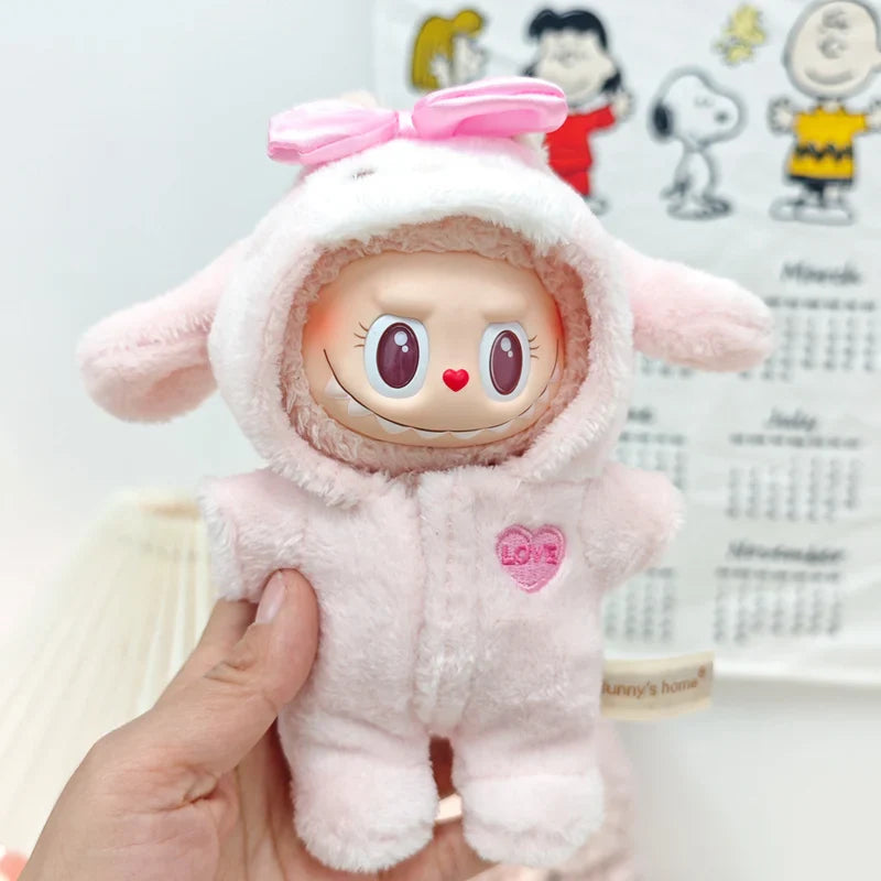 Labubu Hairy Rabbit Onesie Set