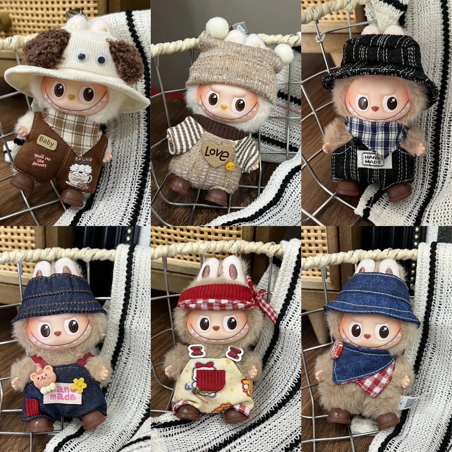 Labubu Christmas Strap Pants Set