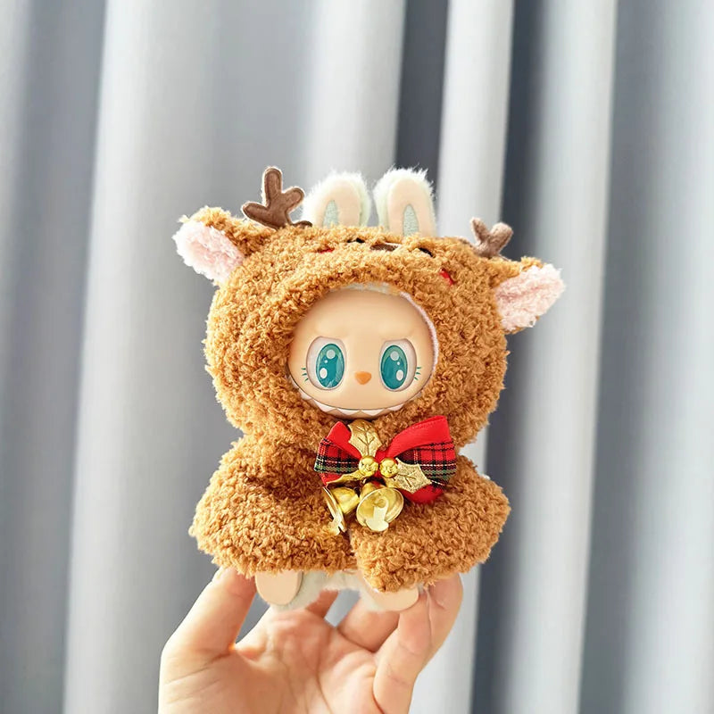 Labubu Winter Plush Outfit Set