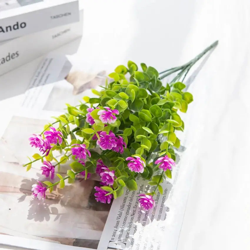 smr Artificial Eucalyptus Plant Décor