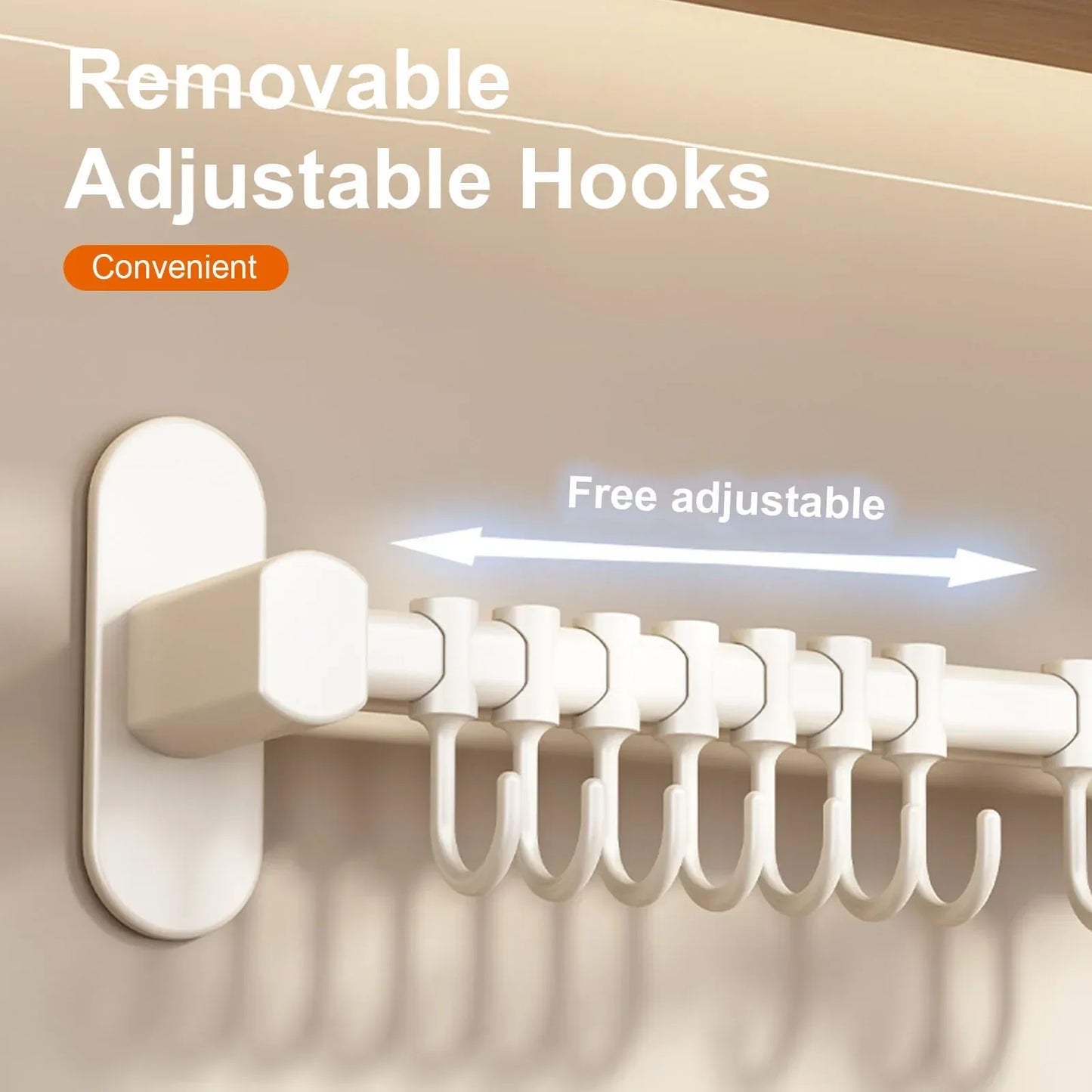 No-Punch Wall Kitchen Rack