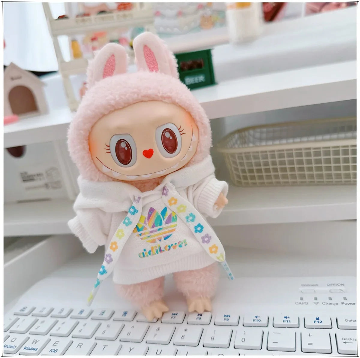 MINISO Labubu Korean Hoodie Outfit Set