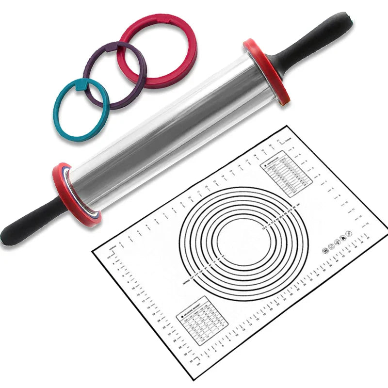 Adjustable Stainless Steel Rolling Pin