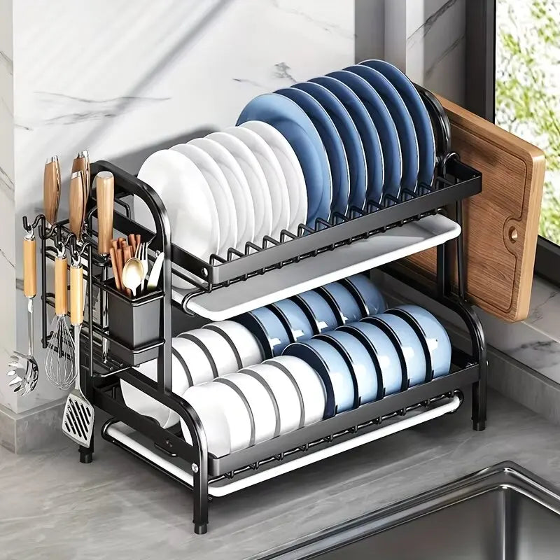 2-Tier Dish Drying Rack