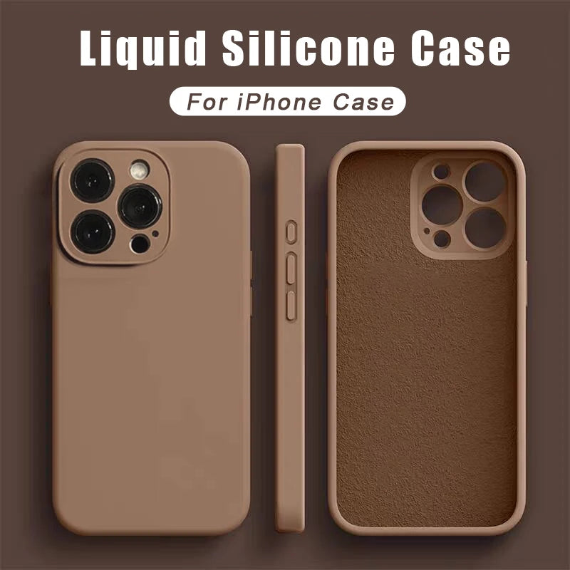 Liquid Silicone Soft iPhone Case