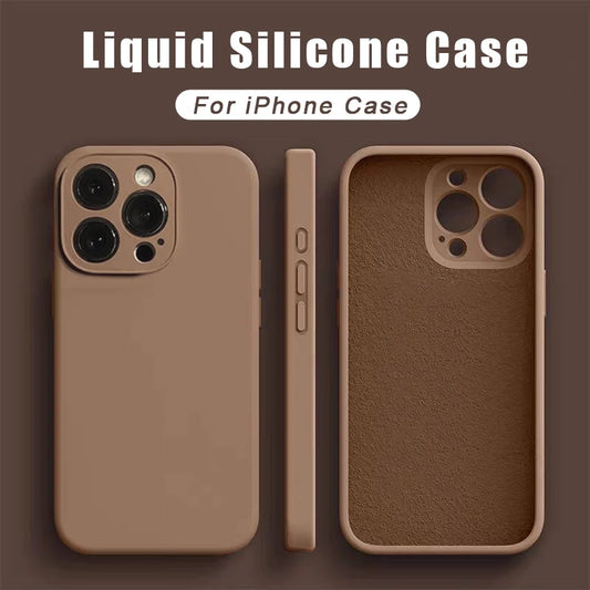 Liquid Silicone Soft iPhone Case