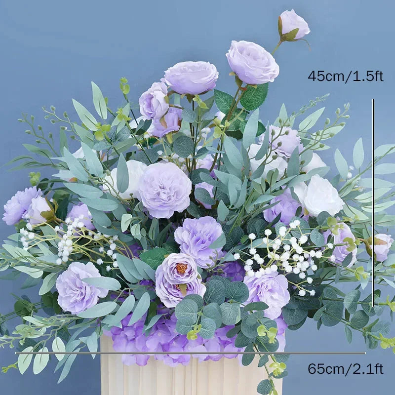 Floor Road Lead Flower Decor