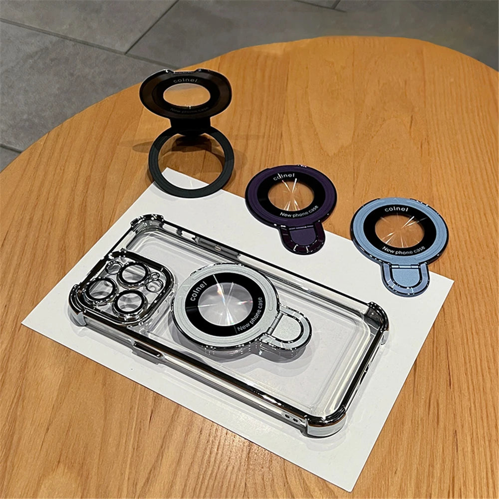 Luxury Magnetic Clear iPhone Case