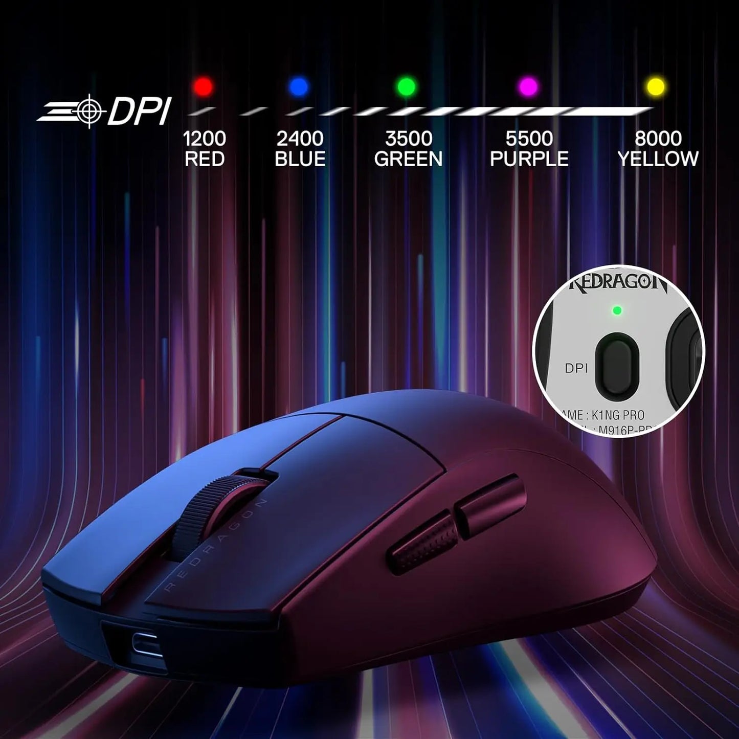 REDRAGON Redragon M916 Wireless Gaming Mouse