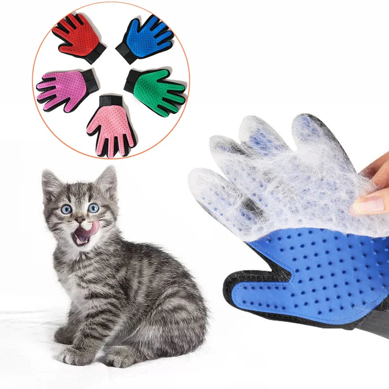 Pet Grooming Deshedding Hair Glove