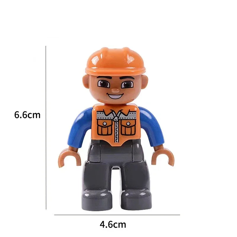 City Careers Action Figures Blocks
