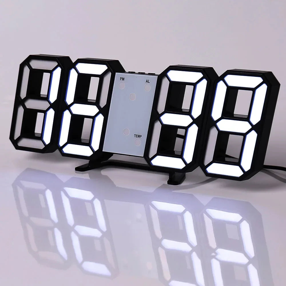 Modern 3D LED Wall Clock