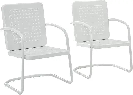 2-Piece Retro Patio Chairs