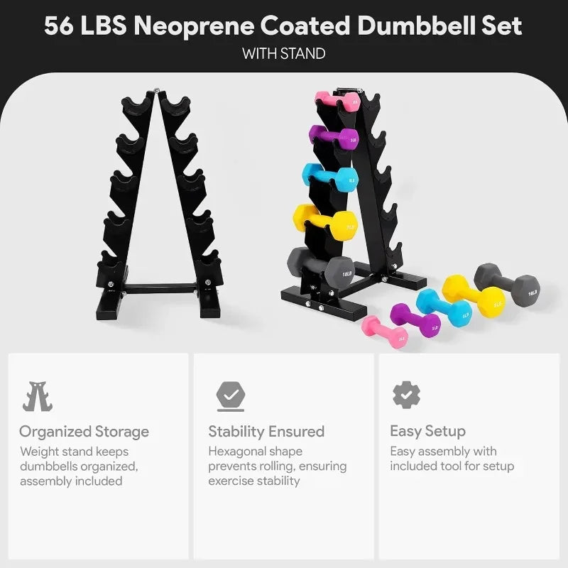 BalanceFrom Dumbbell Set Stand