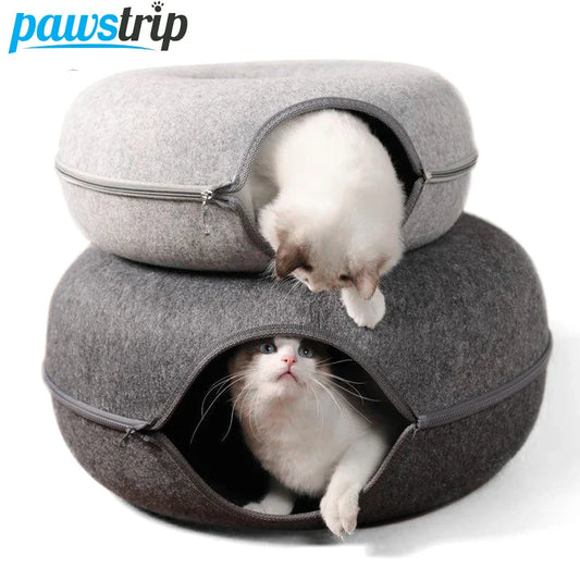 Donut Cat Bed & Tunnel