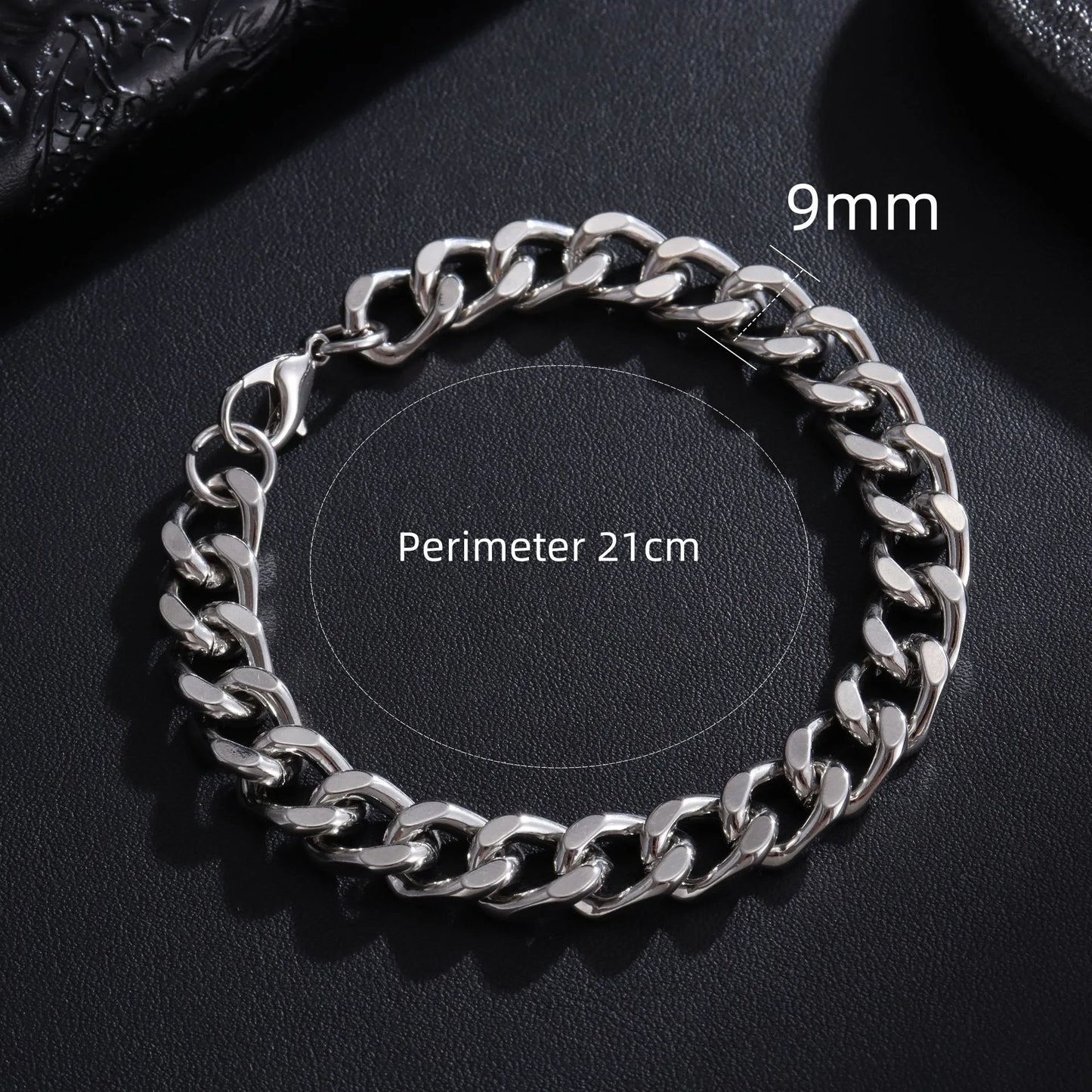 Trendy Stainless Steel Cuban Bracelet