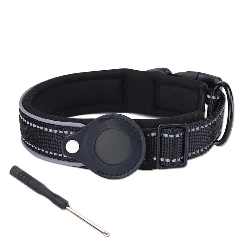 Dog Collar Waterproof Reflective Airtag