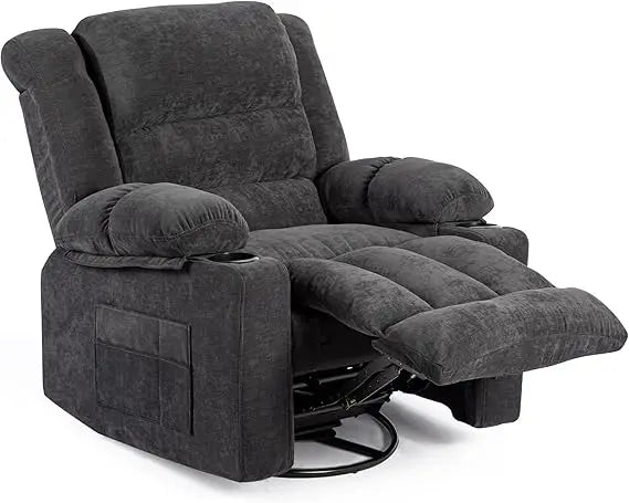 Modern Ergonomic Swivel Recliner Chair
