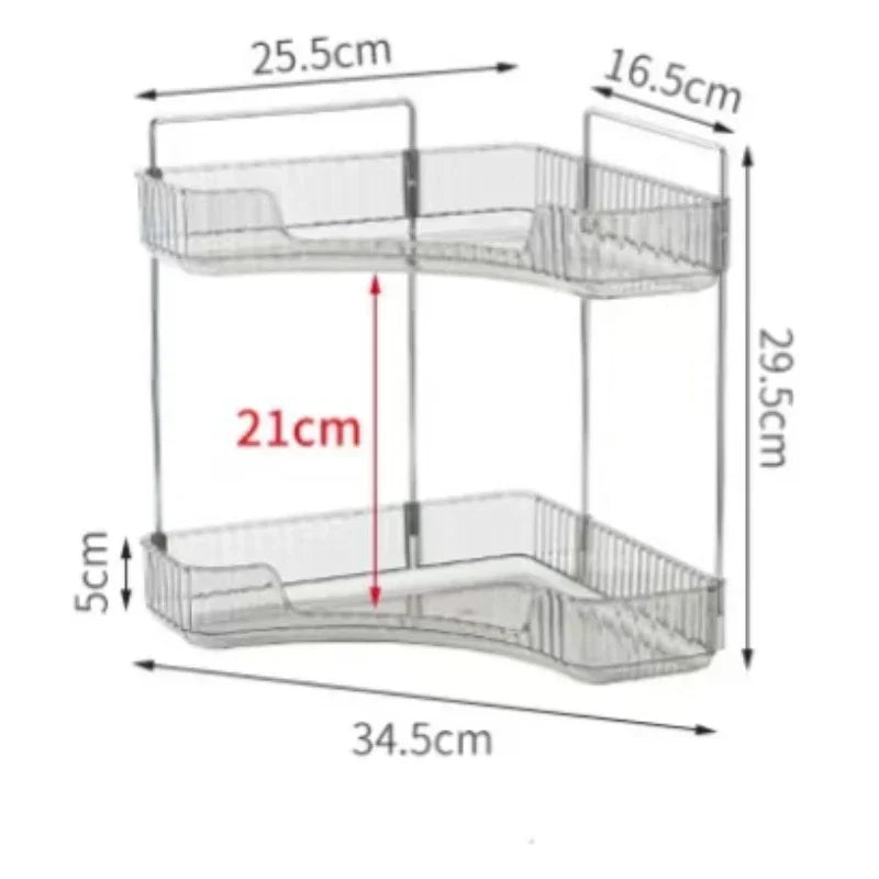 Luxury Corner Cosmetic Storage Rack