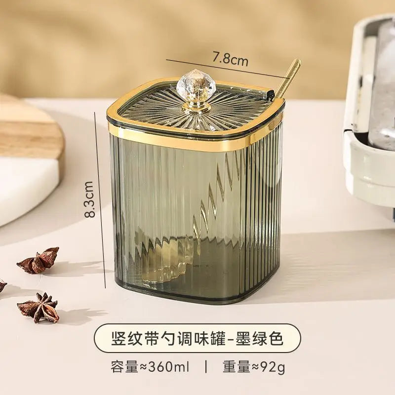 Luxury Gold Spice Jar Set