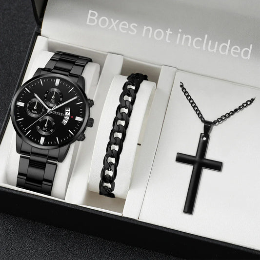 3PCS Men’s Watch Set