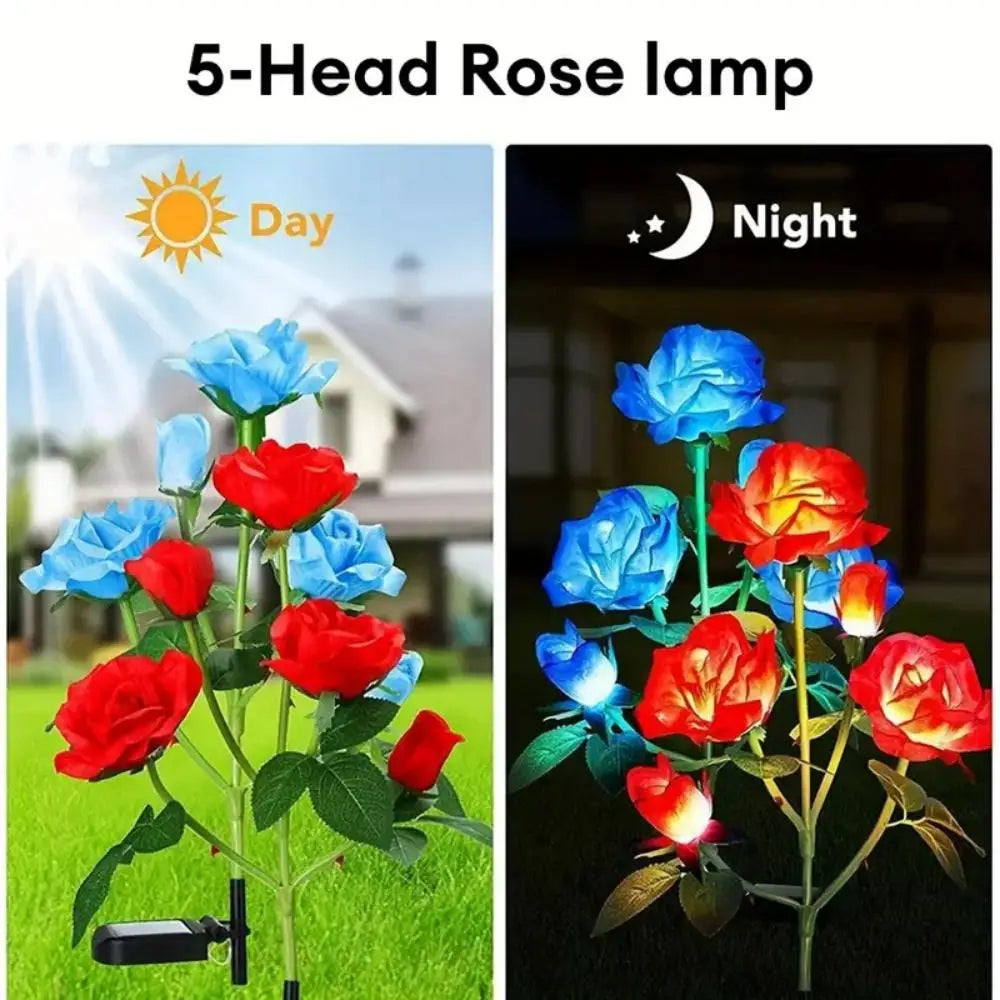 Solar Rose Garden Lights