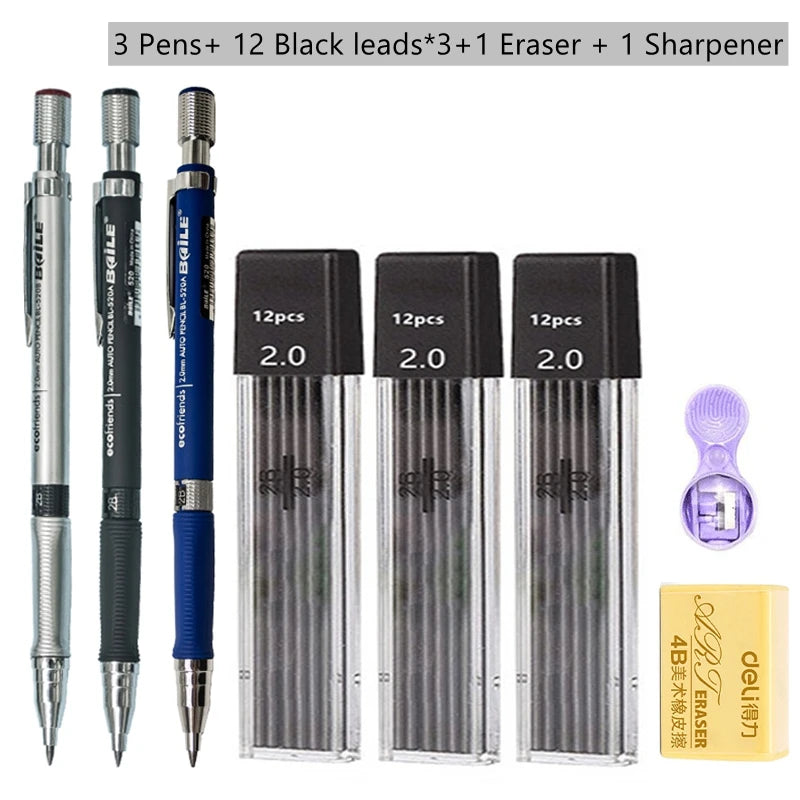 2.0mm Mechanical Pencil Set