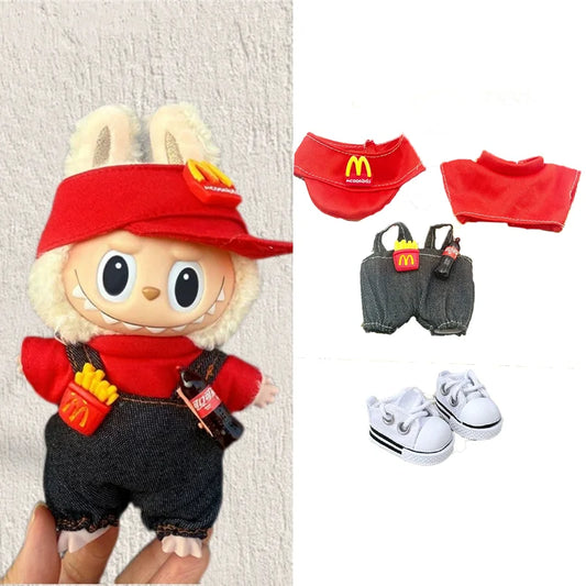 Labubu Fast Food Cosplay Set