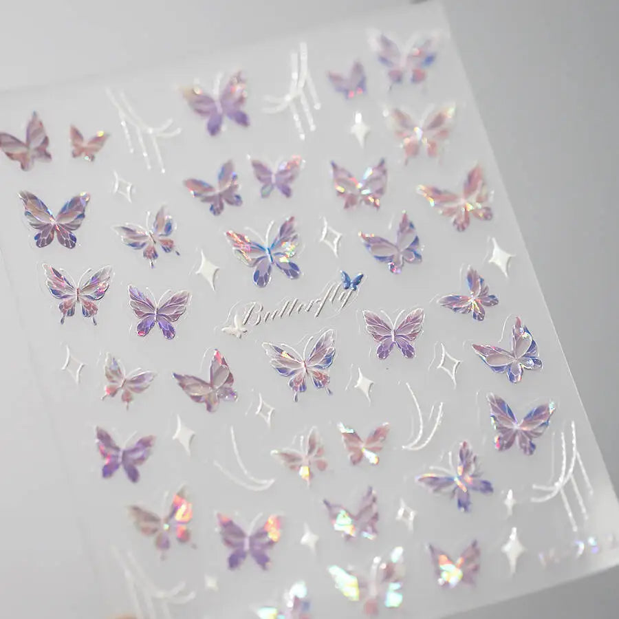 NAILFYOU Kawaii Butterfly Nail Stickers
