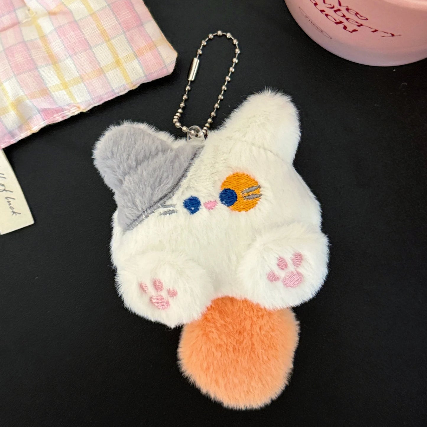 Plush Kitten Doll Keychain
