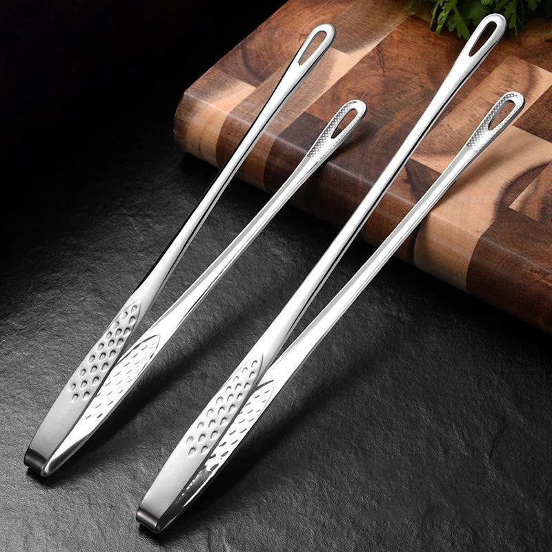 Stainless Steel Kitchen Grill Tongs