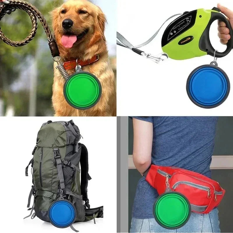 Cuenco Plegable Portátil para Mascotas