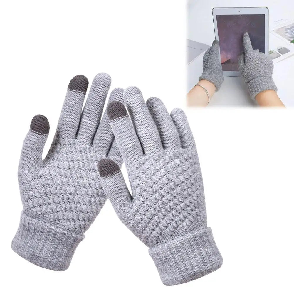Unisex Knit Touchscreen Gloves