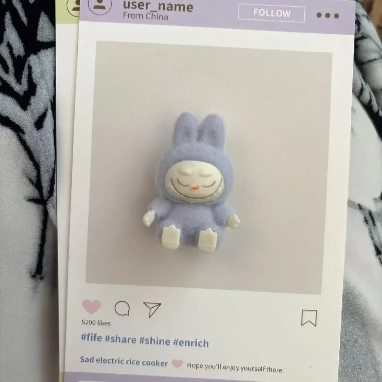 New Mini Labubu Sitting Posture Action Figure Dolls