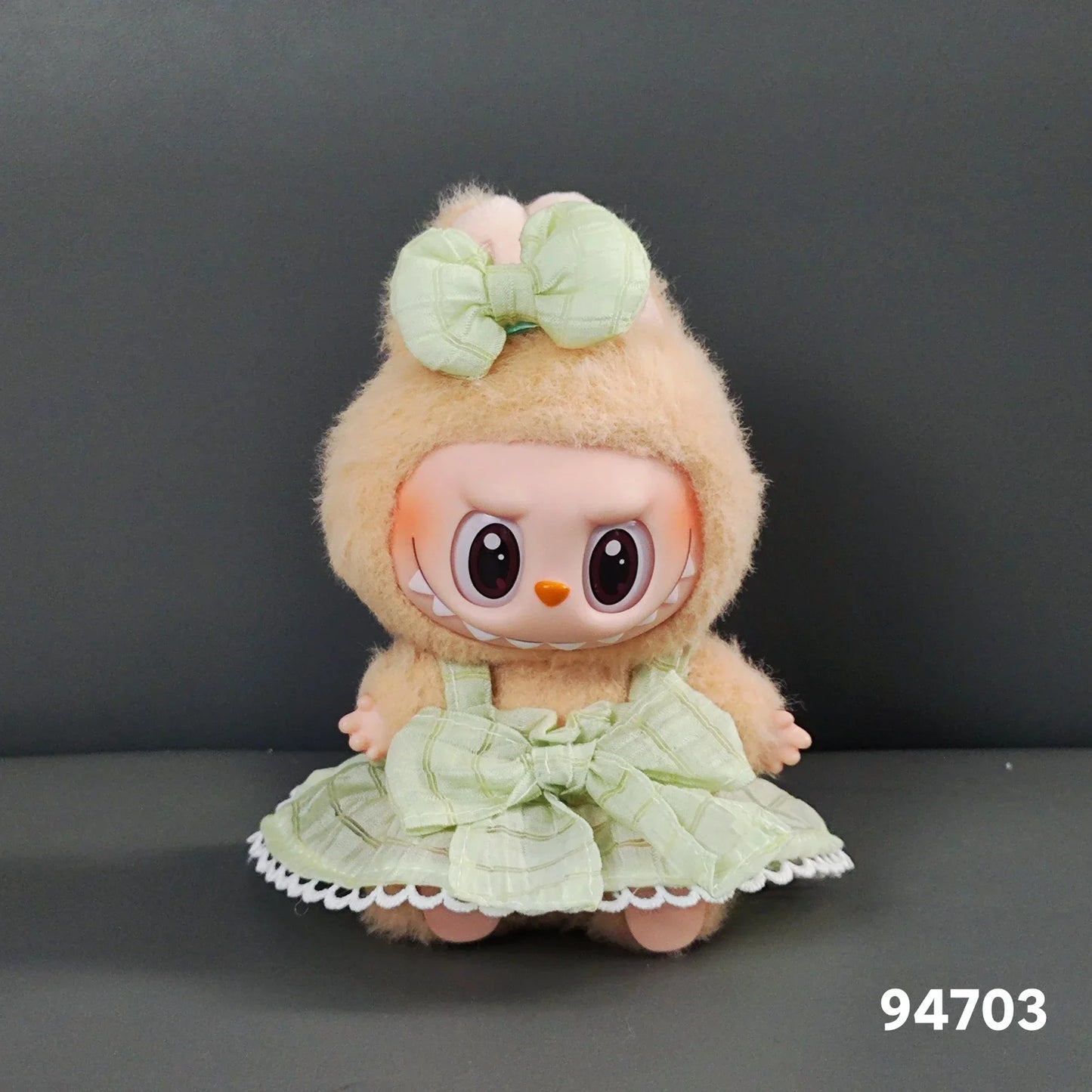 Labubu Leopard Print Skirt Outfit