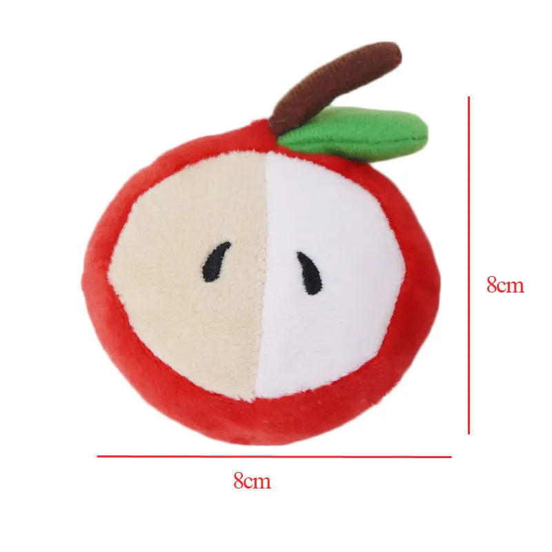 Cute Fruit Squeaky Dog Toy