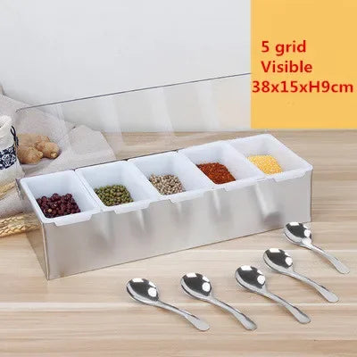 Stainless Steel Seasoning Box