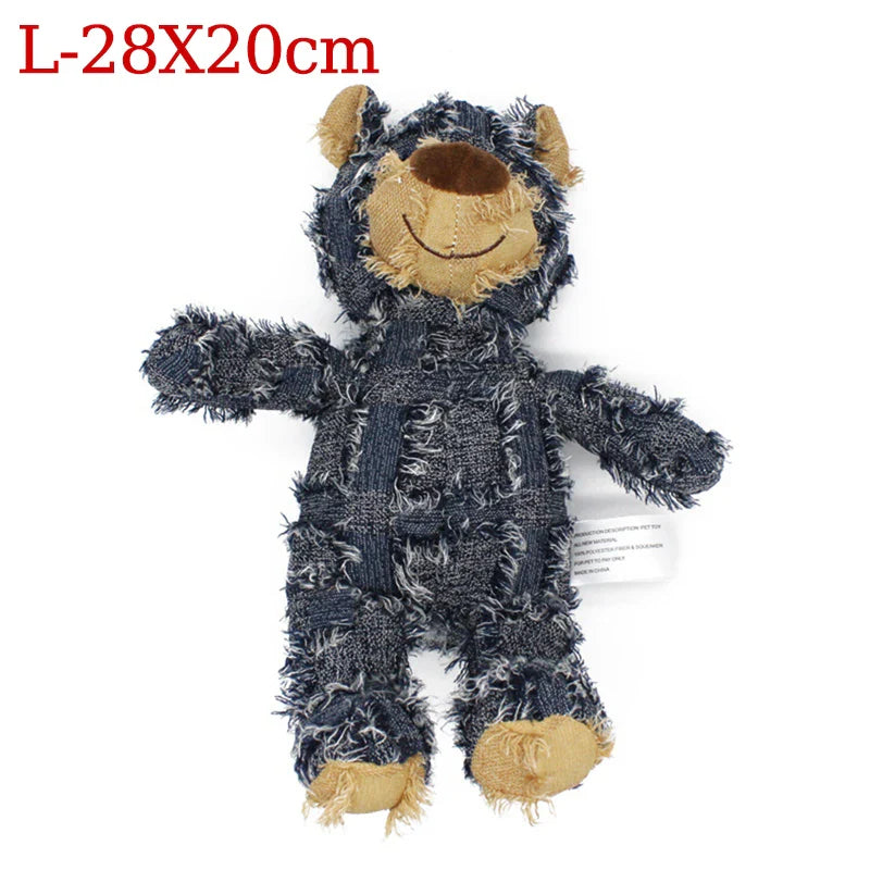 Squeaky Bear Plush Dog Toy